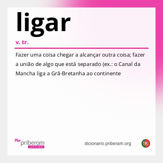 Significado de ligar